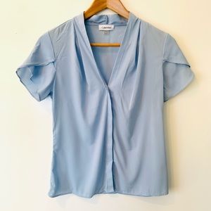 Calvin Klein Blue Blouse